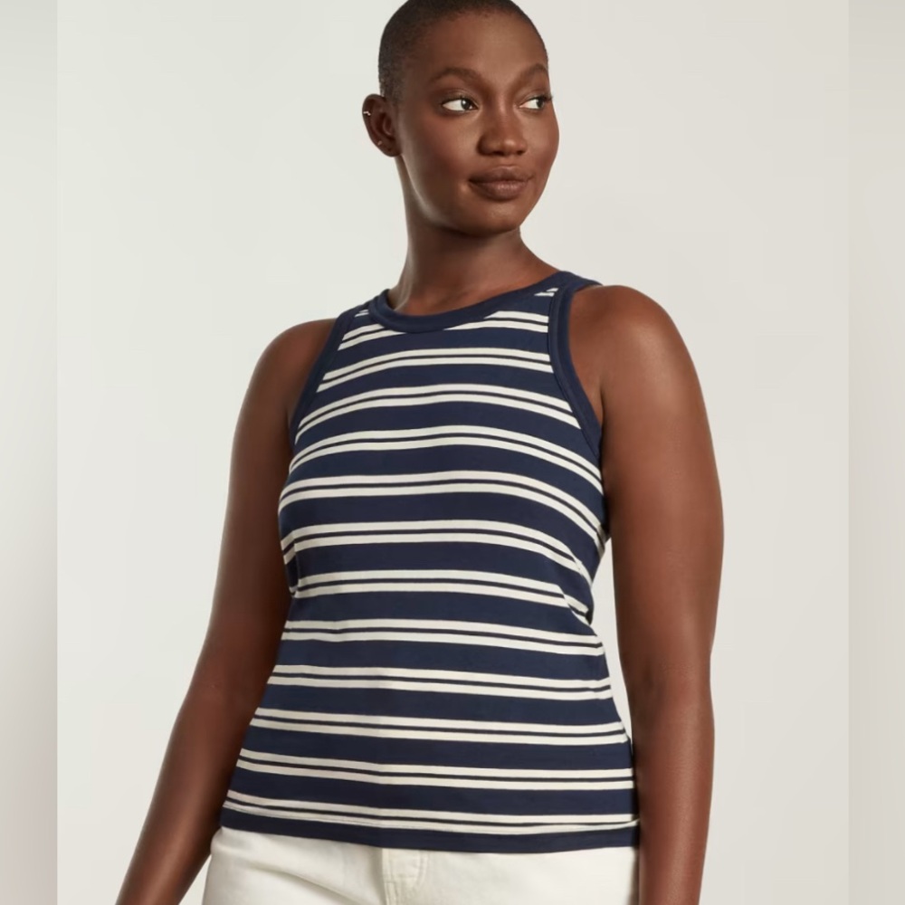 Everlane Organic Cotton Cutaway Tank XS excellent condition